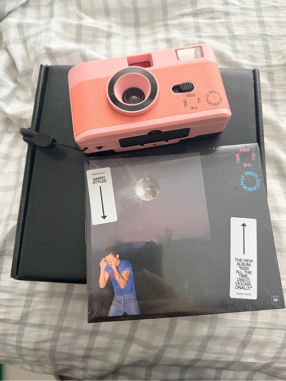 Harry Styles Pink Retro Point-and-Shoot Camera Box Set